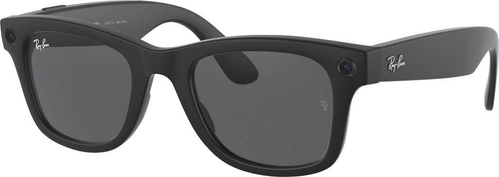 Matte Black Dark Grey Smart Glasses N440