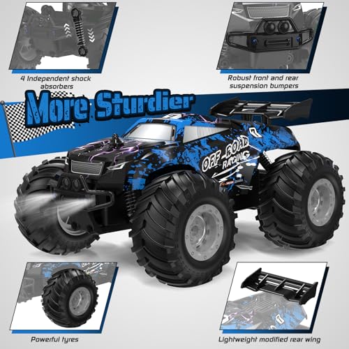 1:20 Rechargeable Remote Control Truck with LED V72303