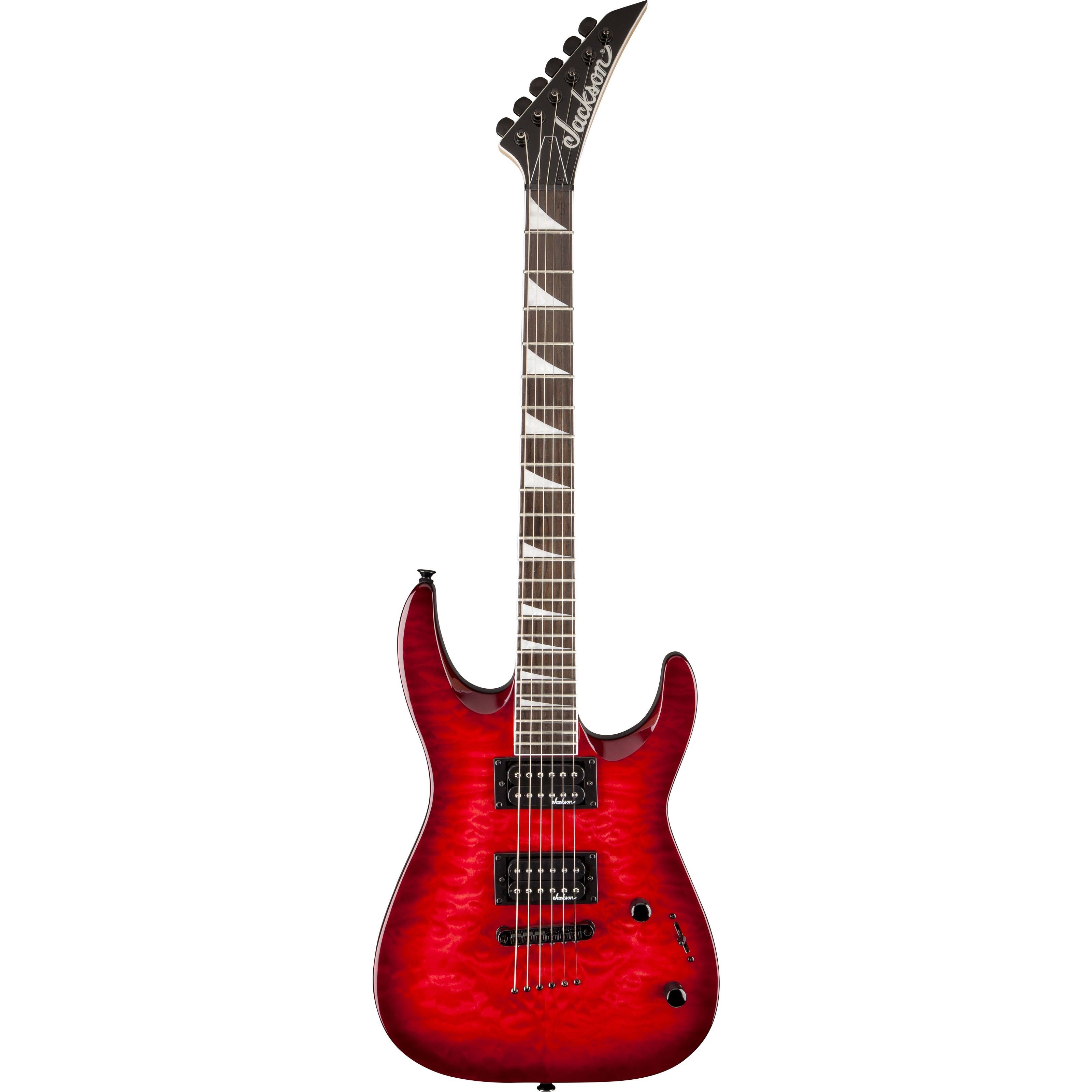 Transparent Red Arch Top Electric Guitar F672545