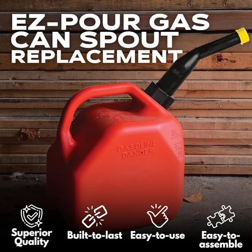 Rigid Spout Replacement and Vent Kit for Water Jugs and Gas Cans O278