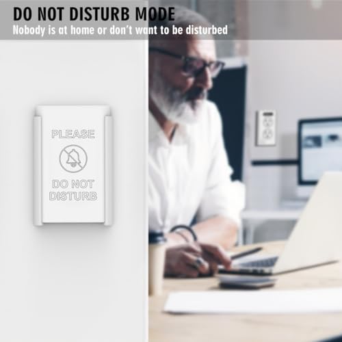 Wireless Doorbell Kit with 2 Button & 2 Receiver, White, 38 Chimes R2474