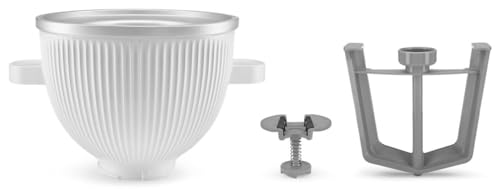 White 2 Quart Ice Cream Maker Attachment for Stand Mixer J1640