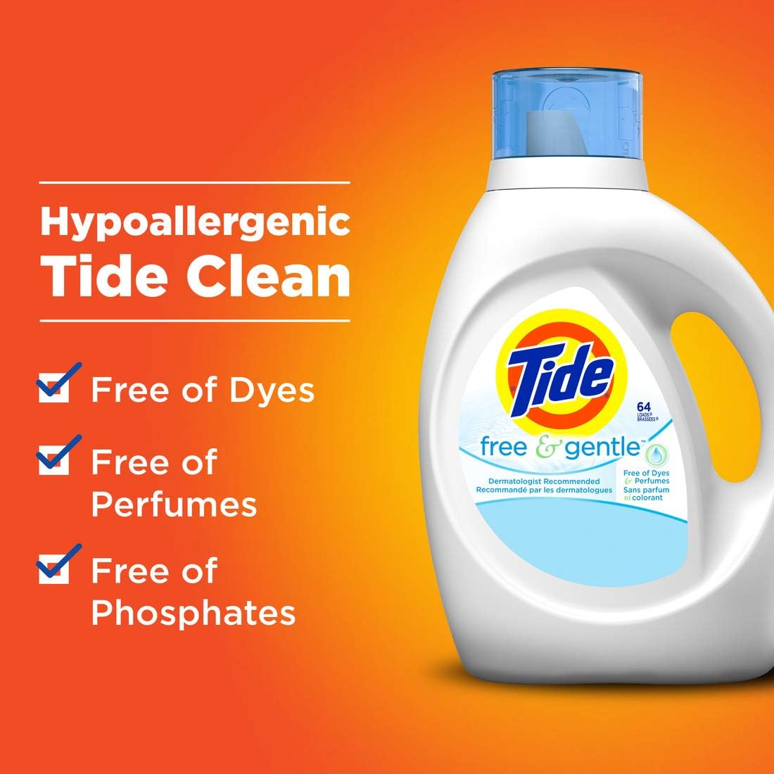 Unscented Liquid Laundry Detergent, 1.47 L (32 Loads) C2871