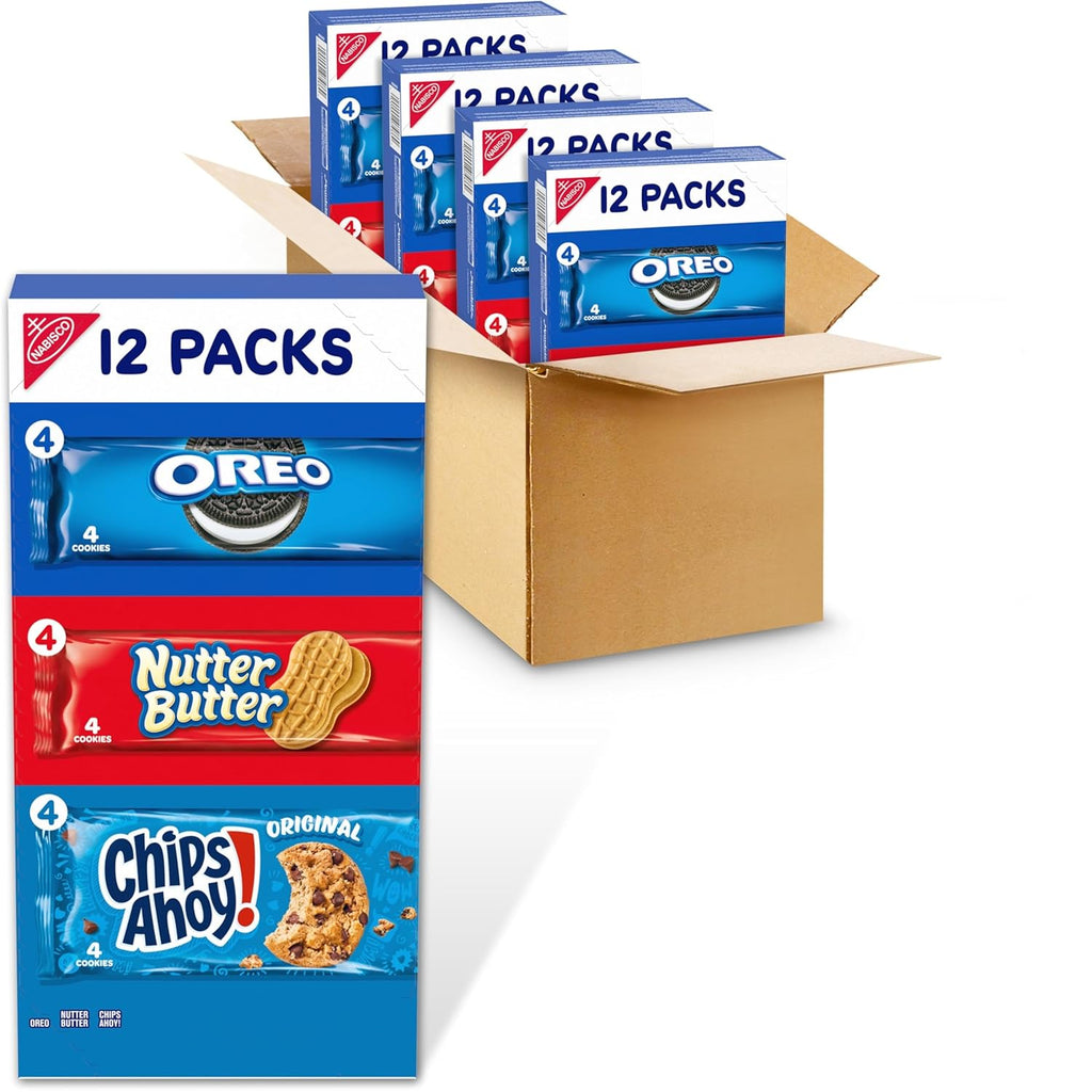 48 Snack Packs Cookies Variety Pack E327