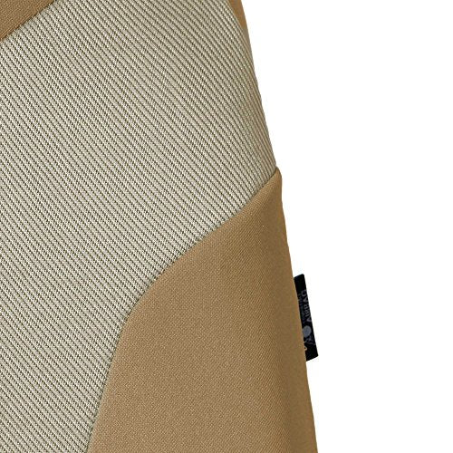 Beige Twill Car Seat Covers Full Set H3472