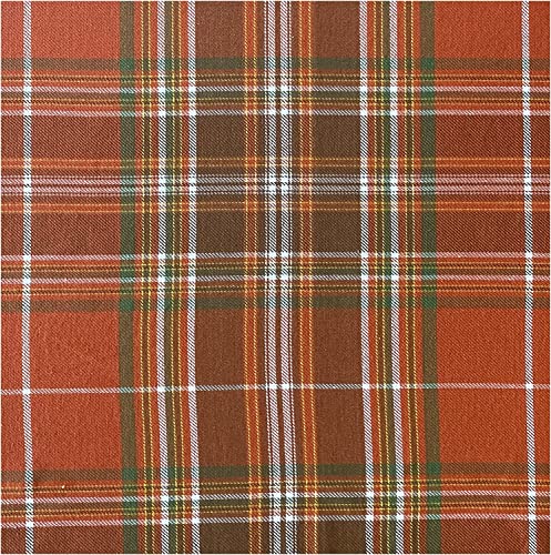 70 Inch Round 100% Cotton Plaid Tablecloth W23065