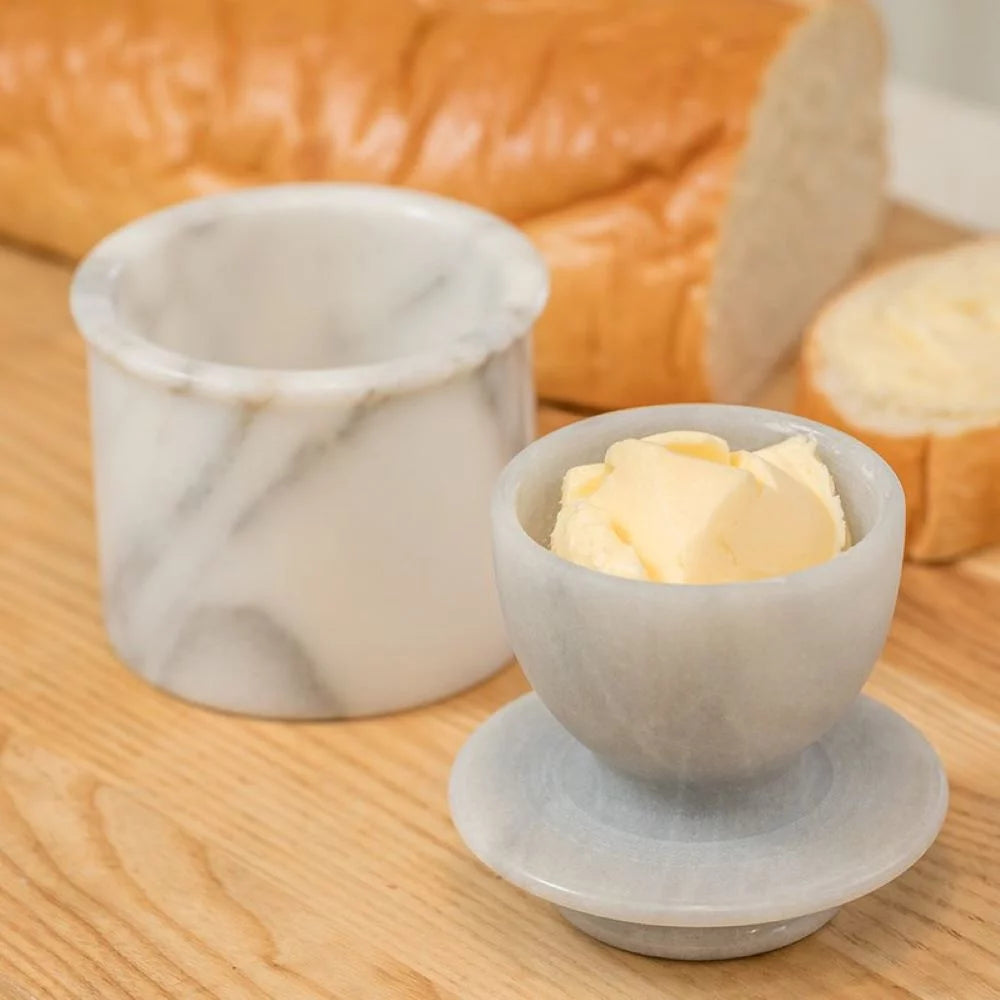 Marble Butter Crock J814557