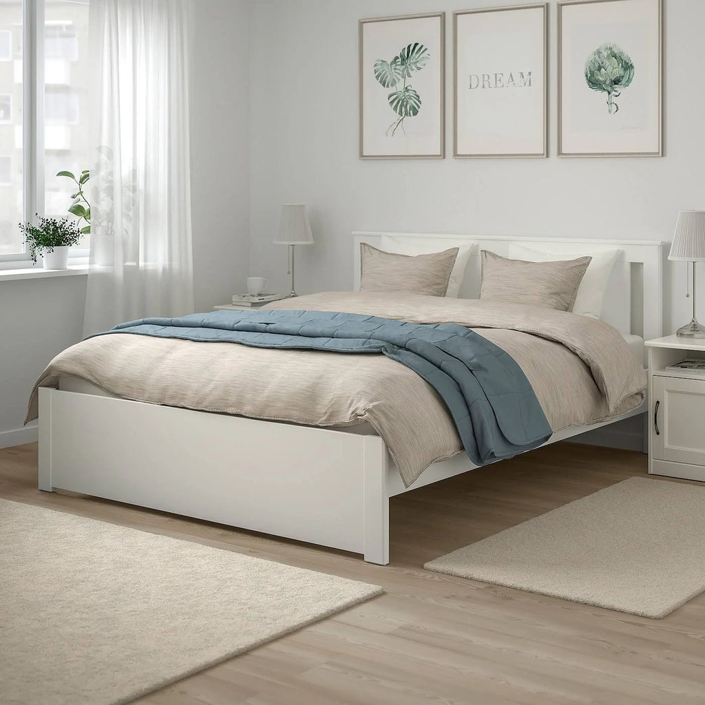 White Full/Double Bed Frame D26223