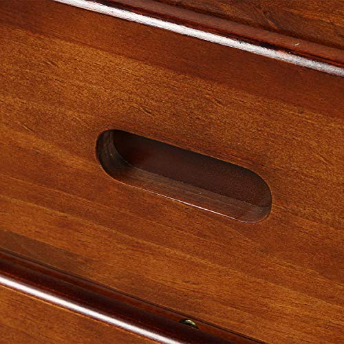 White Solid Wood Twin Platform Bed with 6 Drawers P664085