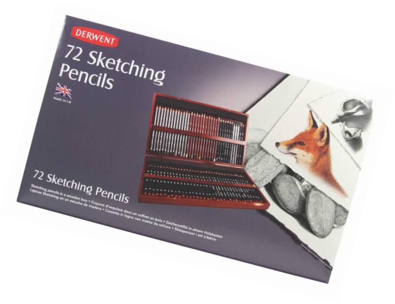 Wooden Box Set of 72 Sketching Pencil R10911
