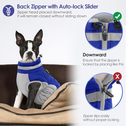 Red Dog Puffer Jacket with Harness M22065
