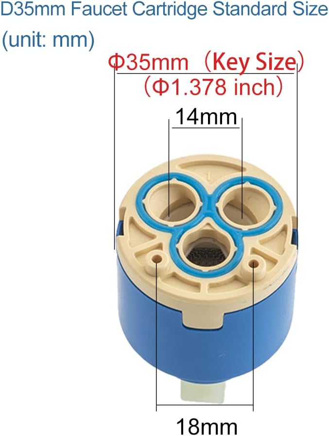 35mm Ceramic Faucet Cartridge Replacement H251811