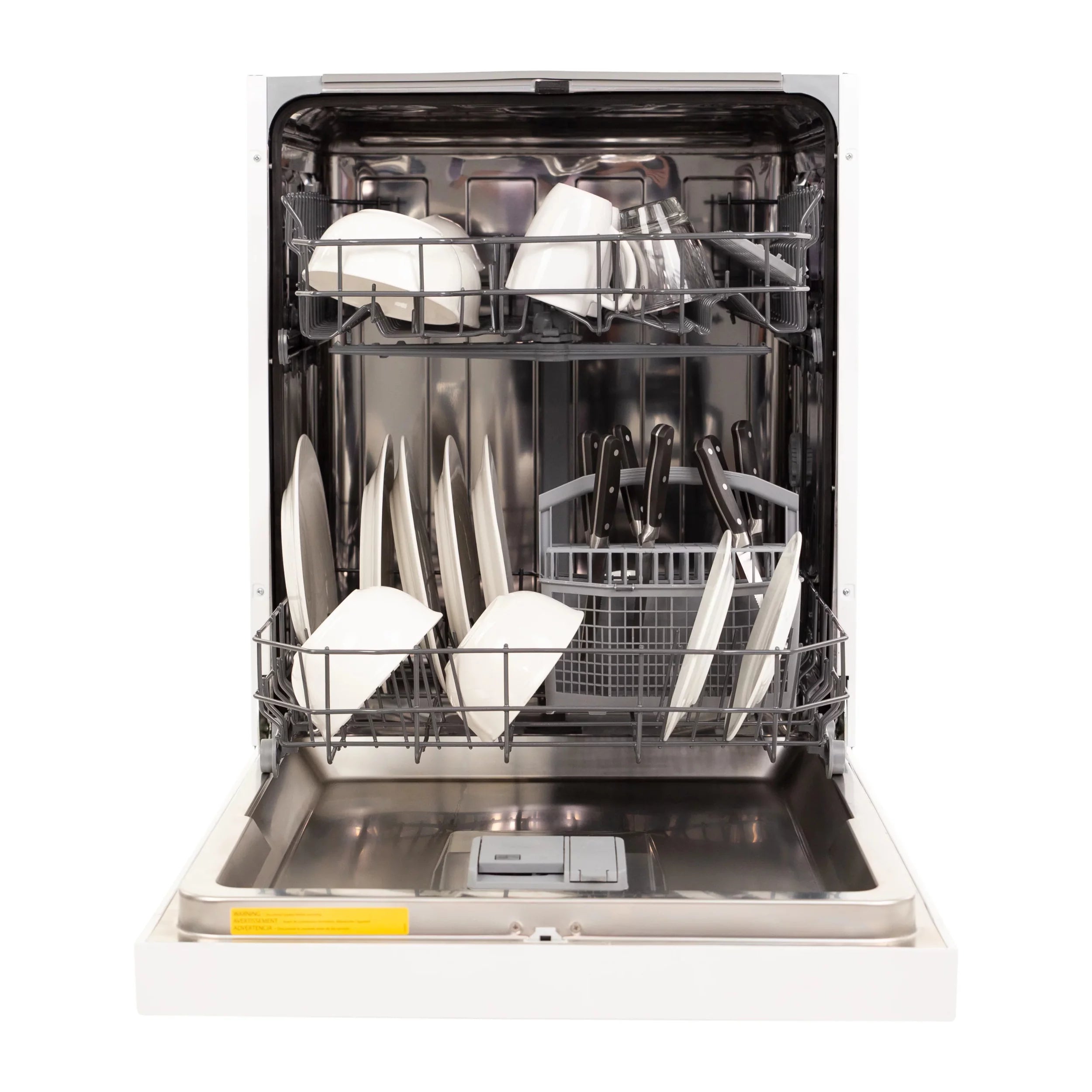 24" Front Control White Dishwasher I63946