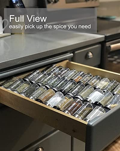 Set of 9 Expandable Drawer Spice Rack Organizer X7610