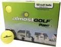 Yellow Practice Golf Ball 10 Pack V637