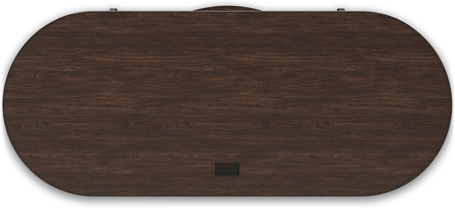 63" W x 26" D x 30" H Dark Brown Home Office Desk A727