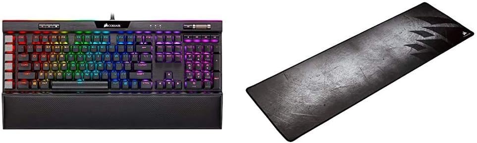Black Mechanical Gaming Keyboard with Cherry MX RGB Brown Q6841