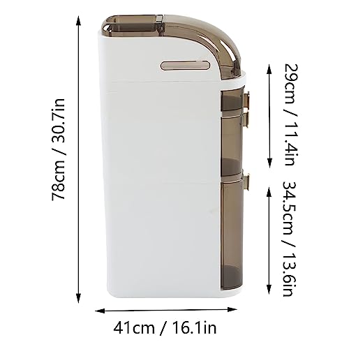 Tall Slim Storage Tower with Wheels L763