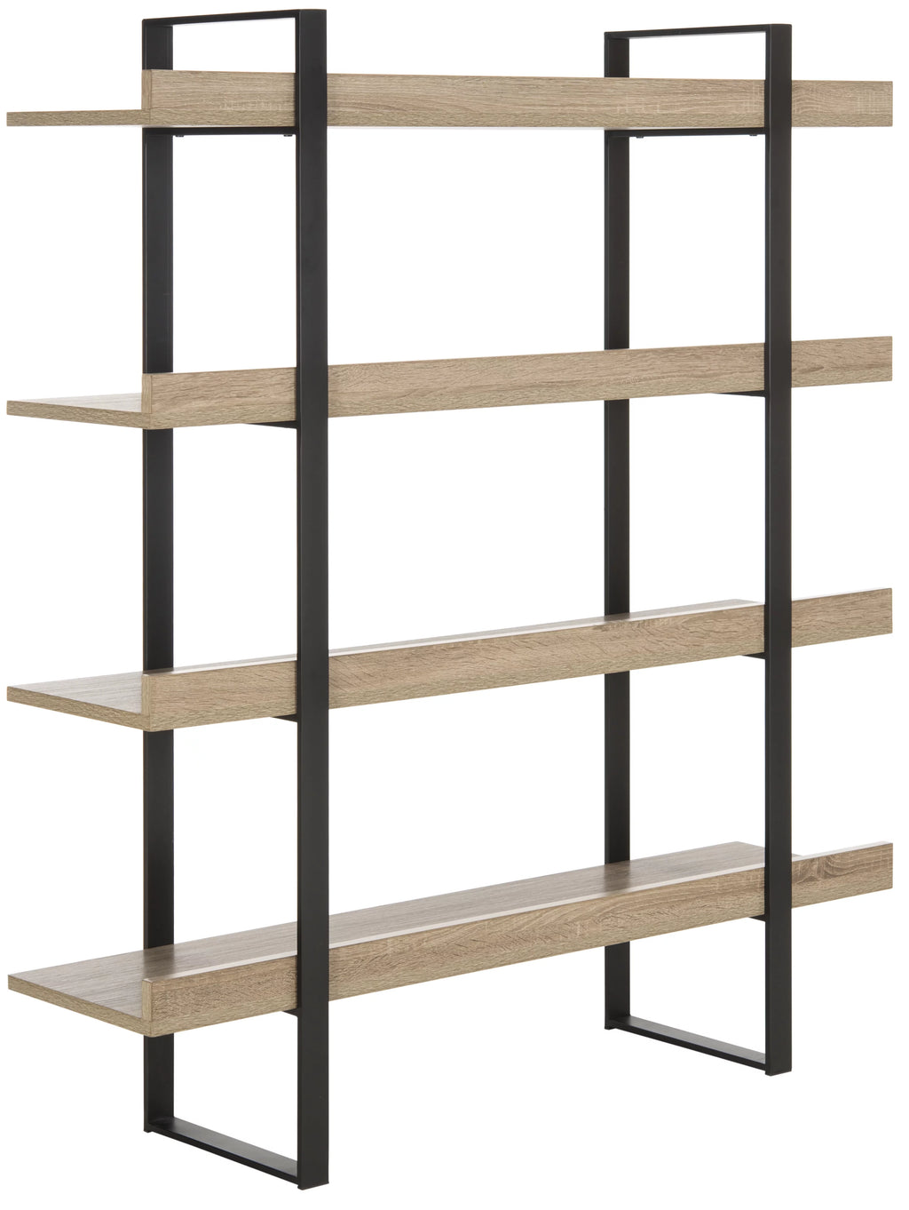 Oak Black 4 Tier Etagere X593332