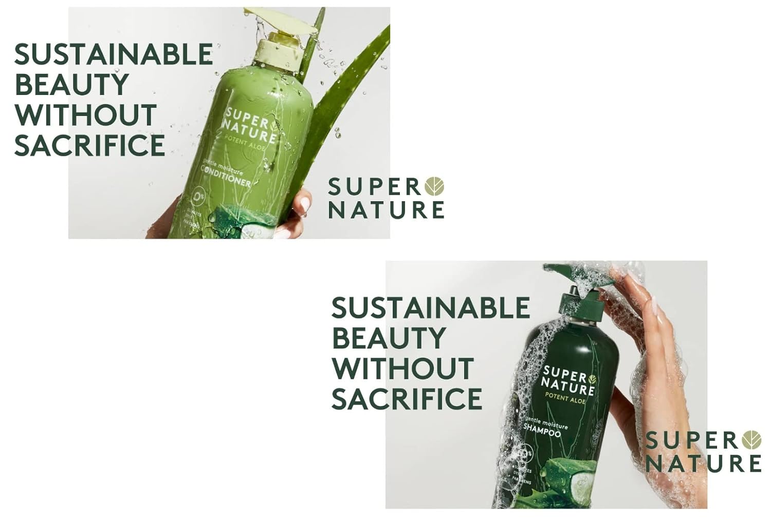 Gentle Moisture Shampoo and Conditioner Sulfates Free, 30 Fl Oz P68537