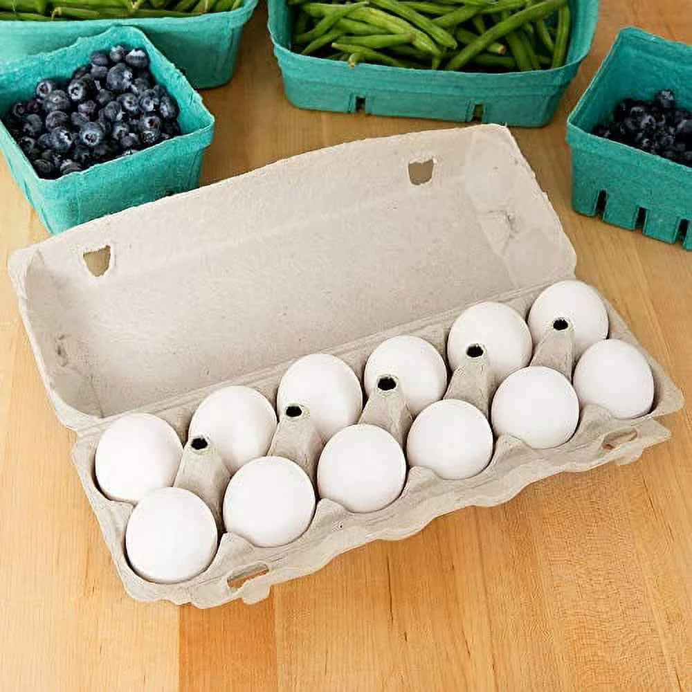 [18 Pack] Printed Pulp Egg Cartons Y132895