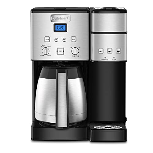 10-Cup Thermal Coffeemaker and Single-Serve Brewer, Stainless Steel G5666