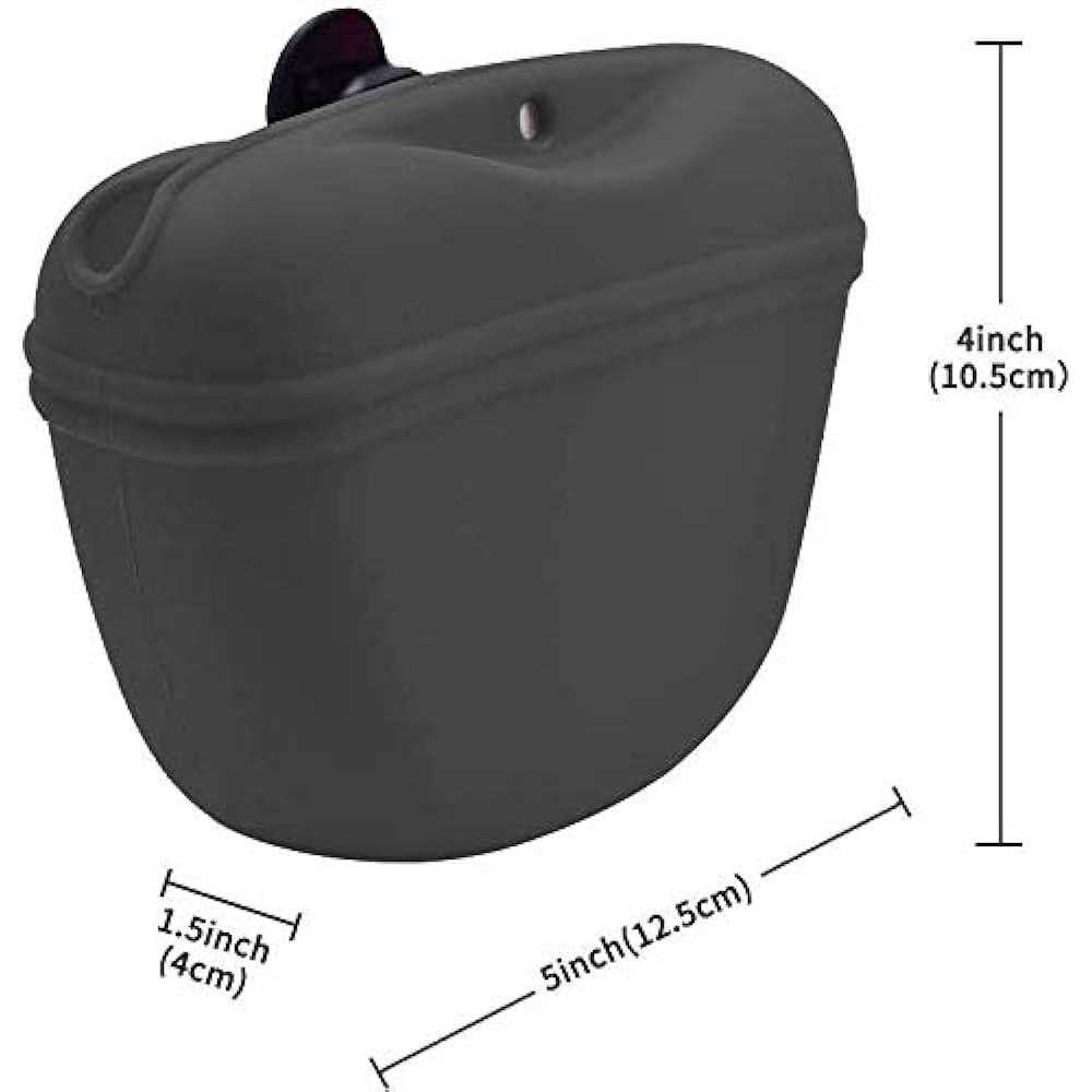 Silicone Dog Treat Pouch with Magnetic Closure and Waist Clip Z881910