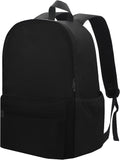 Black Small Lightweight Travel Backpack T542304