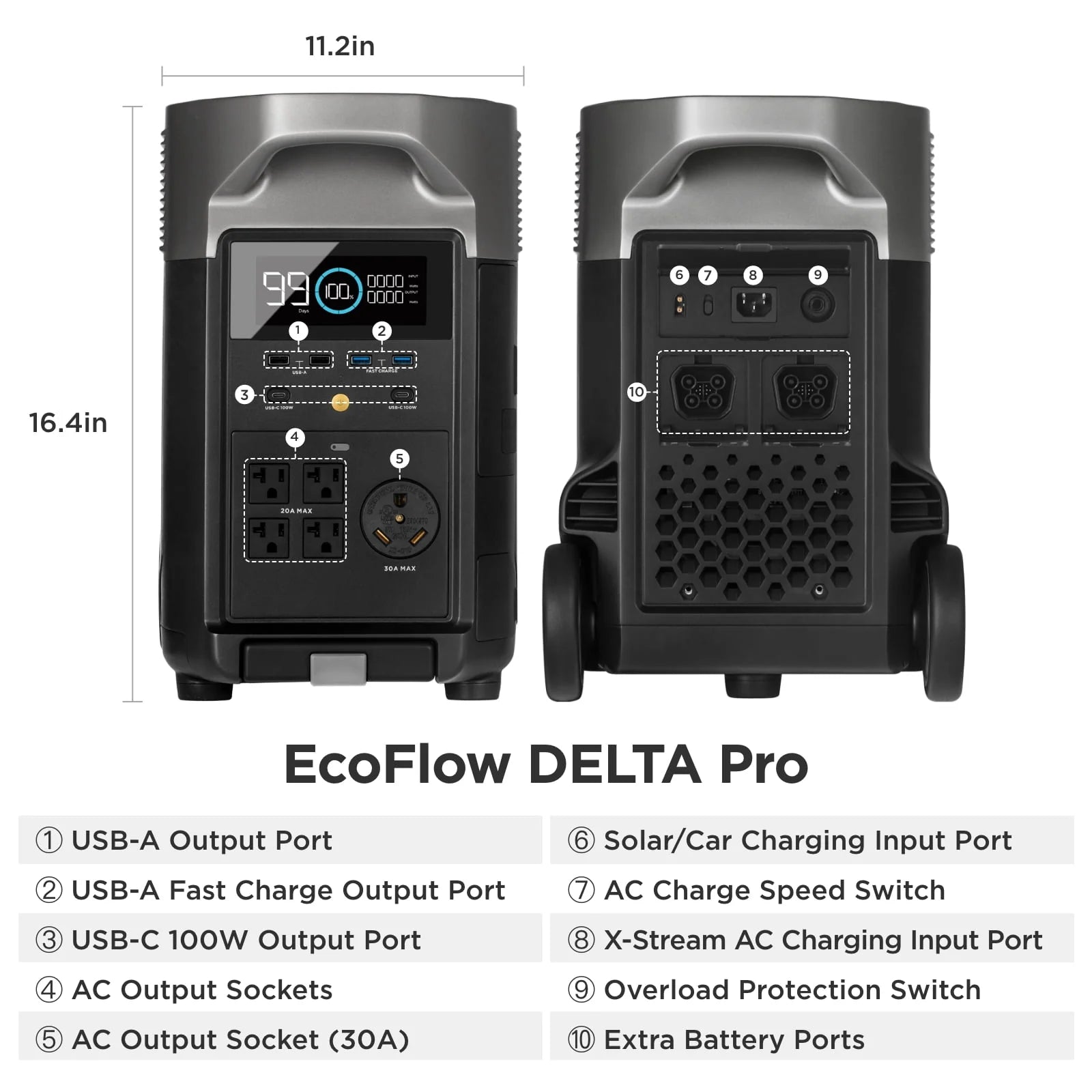 Portable Power Station with Remote Control and Adapter K3775