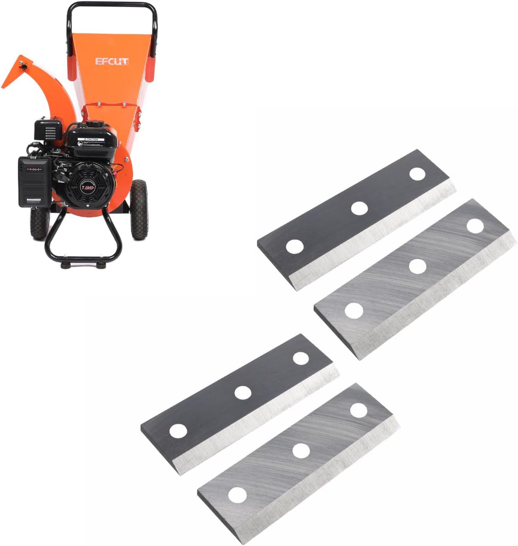 Wood Chipper Shredder Mulcher with Steel Blades (Pack of 4) C4287