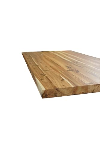 42" L x 24" Rectangular Acacia Butcher Block Countertop L77153