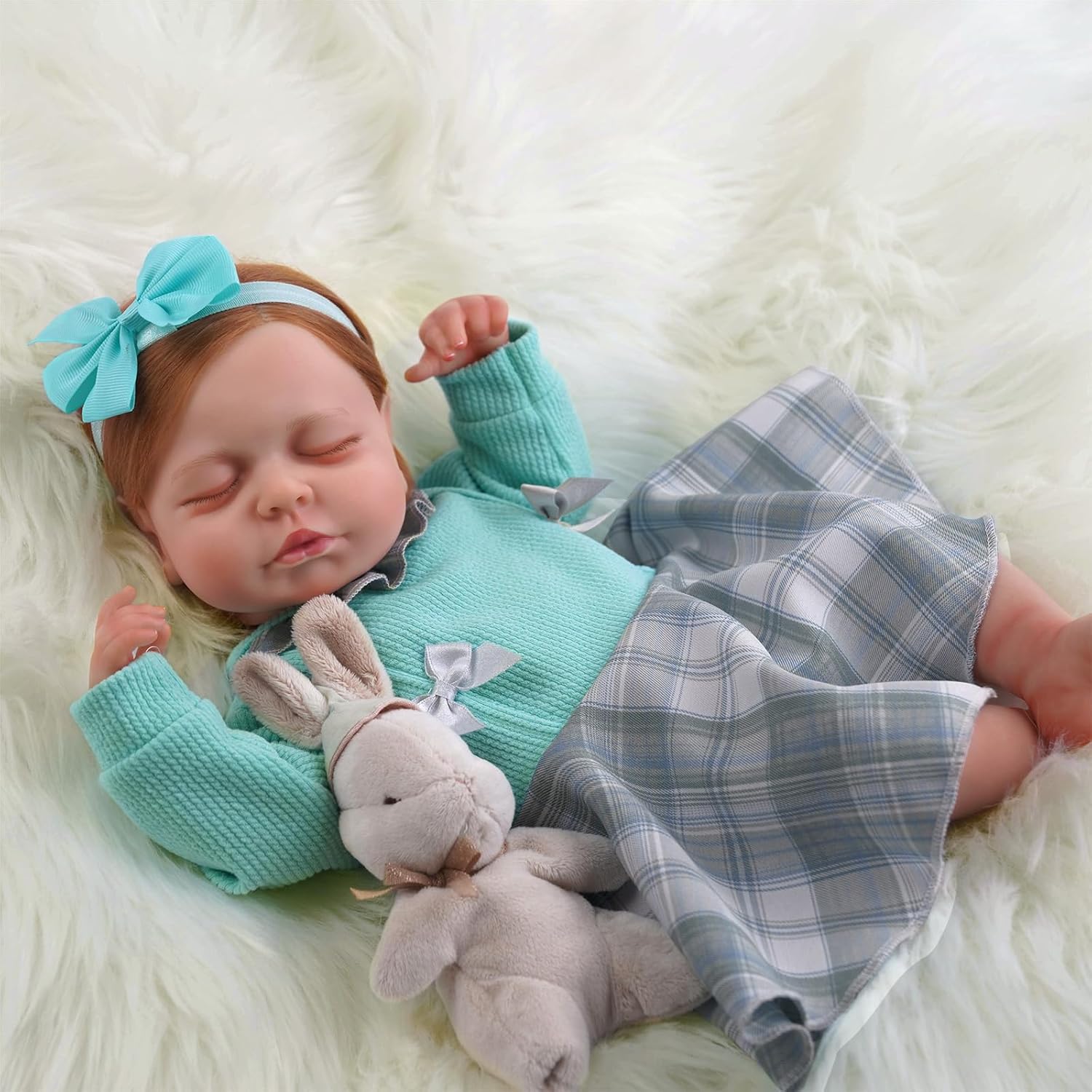 20 Inch Soft Body Realistic Blond Hair Baby Doll K154914