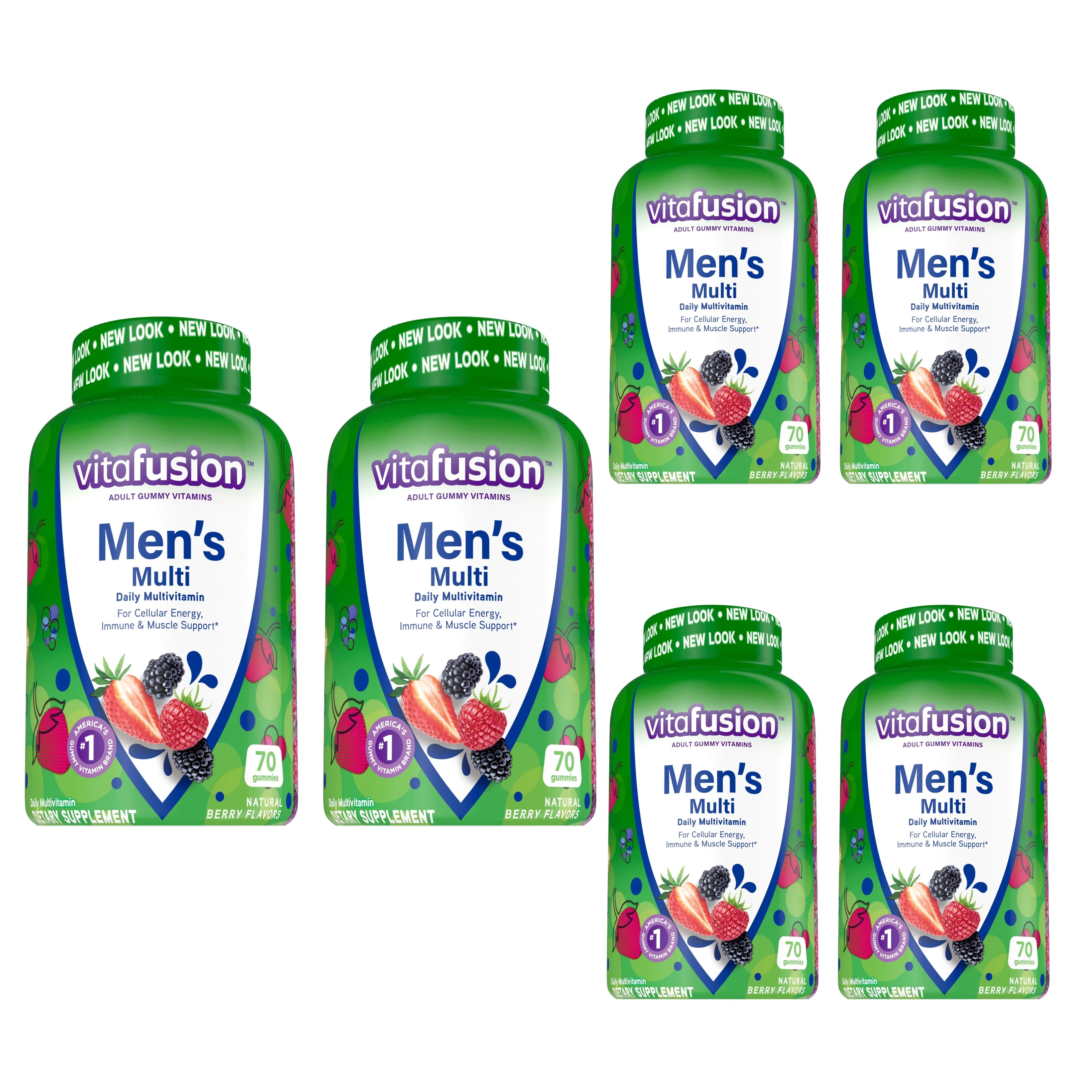 70 ea Pack of 6 Multivitamin Gummy E62295