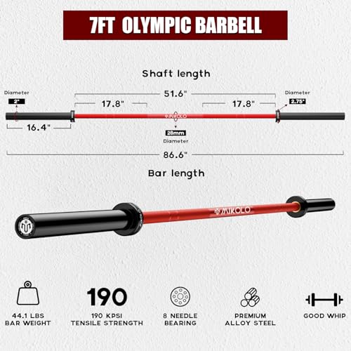 7ft Olympic Barbell 45lb H26576