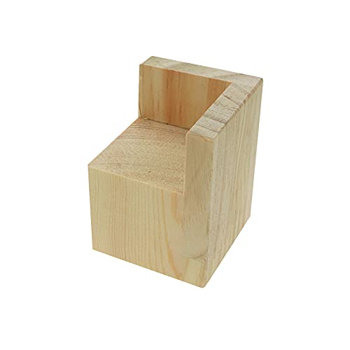 Set of 4 Solid Wood Bed Risers 3.15 Inches S738908