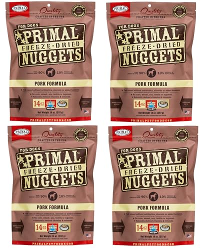 Freeze Dried Dog Food Nuggets, Pork, 14 oz X847