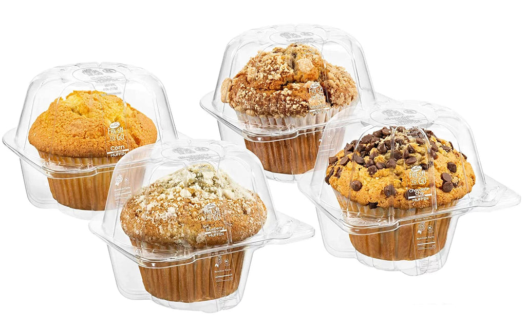4 Individually Wrapped Muffins, 4 oz Per Muffin D467