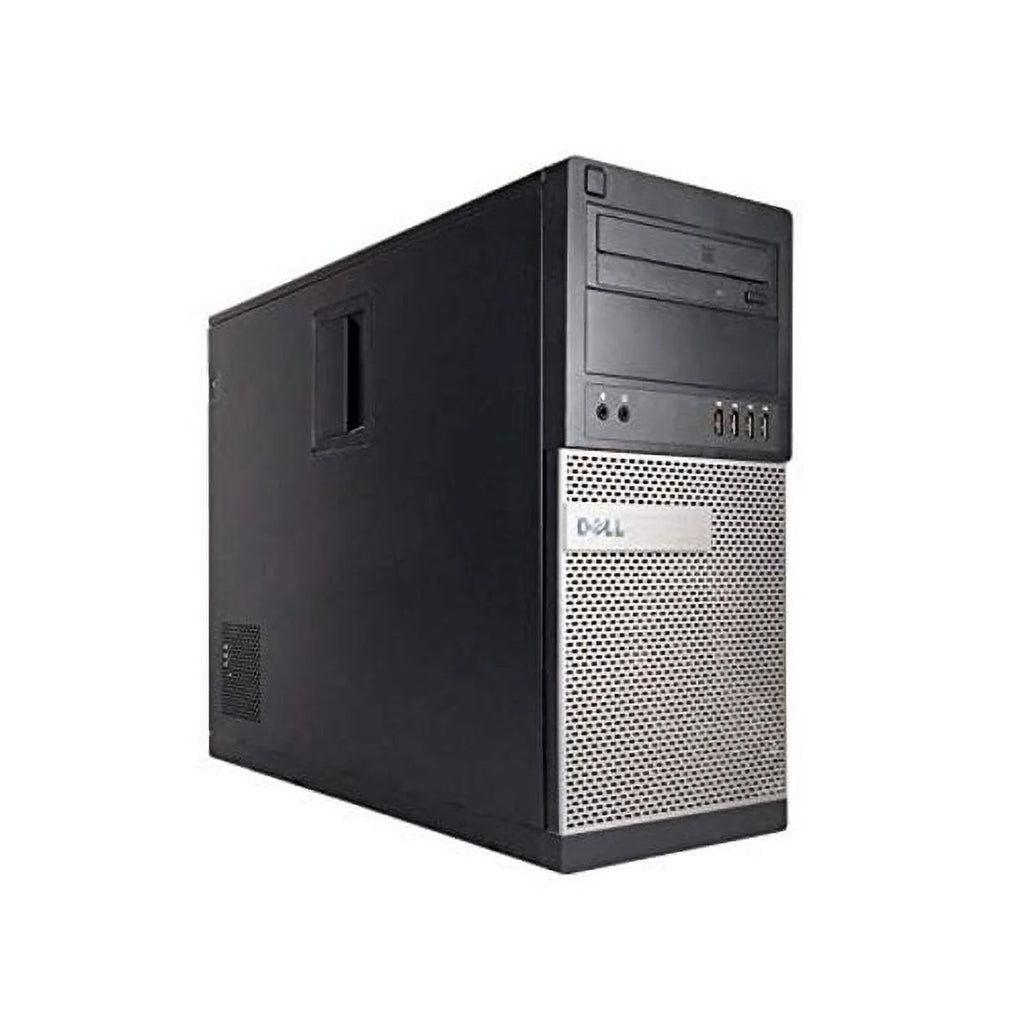 Pre-Owned Dell Optiplex 990 Tower Desktop Computer, Intel Quad Core i5 3.4GHz, 8GB RAM, 2TB HDD, DVD, WiFi, Windows 10 Pro 64 Bit Q4185