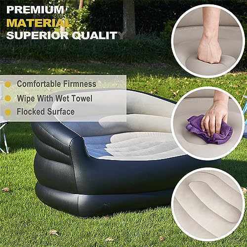 Inflatable Air Sofa for Camping, Double Size L79349