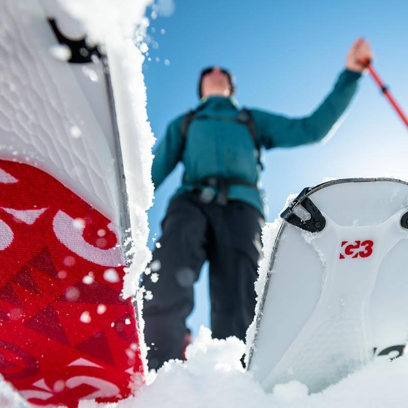 115 mm Red Climbing Skins X2403