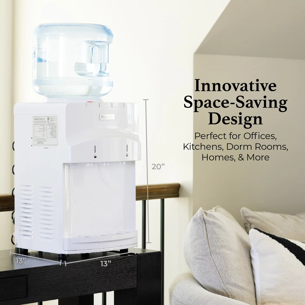 White Countertop Hot and Cold Water Dispenser B519