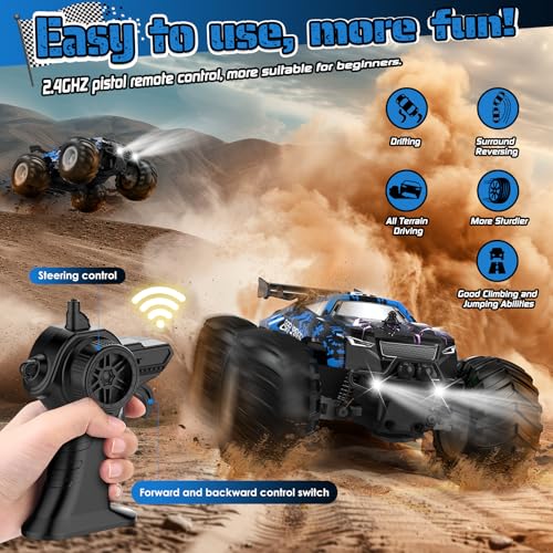 1:20 Rechargeable Remote Control Truck with LED V72303