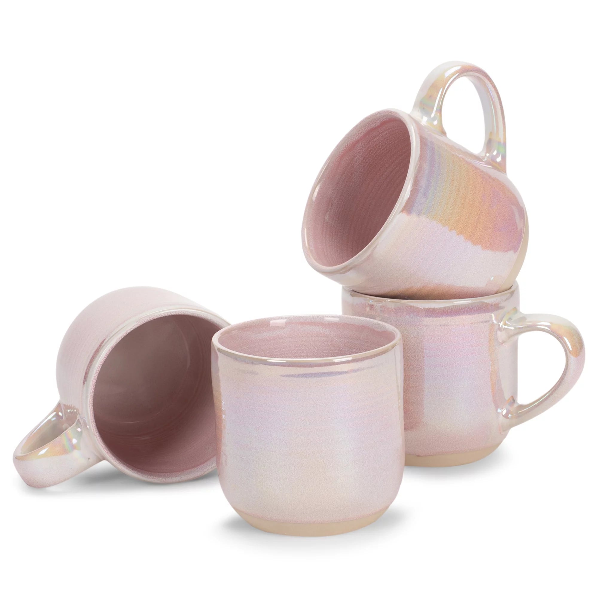 17 ounce Stoneware Coffee Cup Mugs Set of 4 G691924