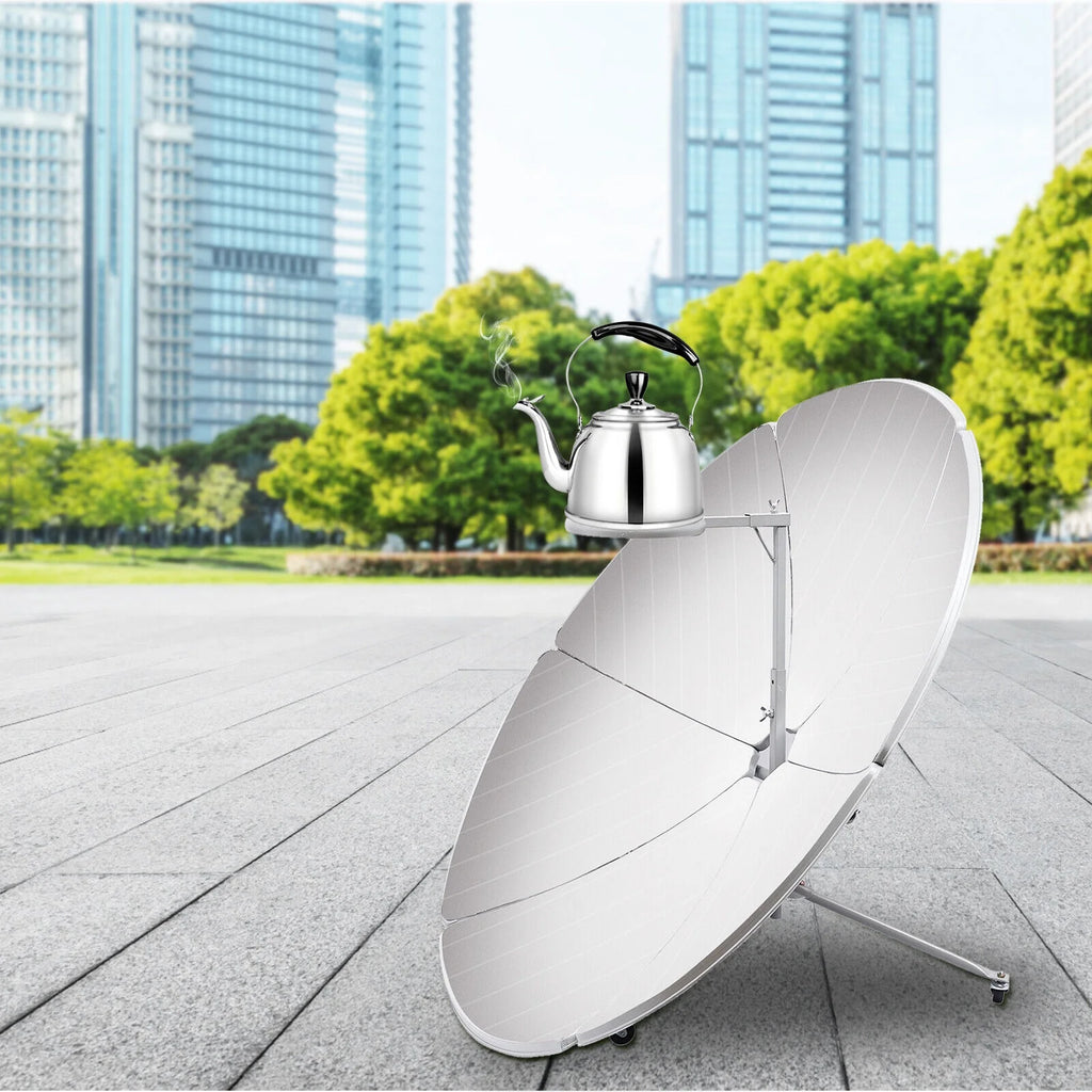1800W Parabolic Solar Cooker Outdoor Camping Sun Oven U379