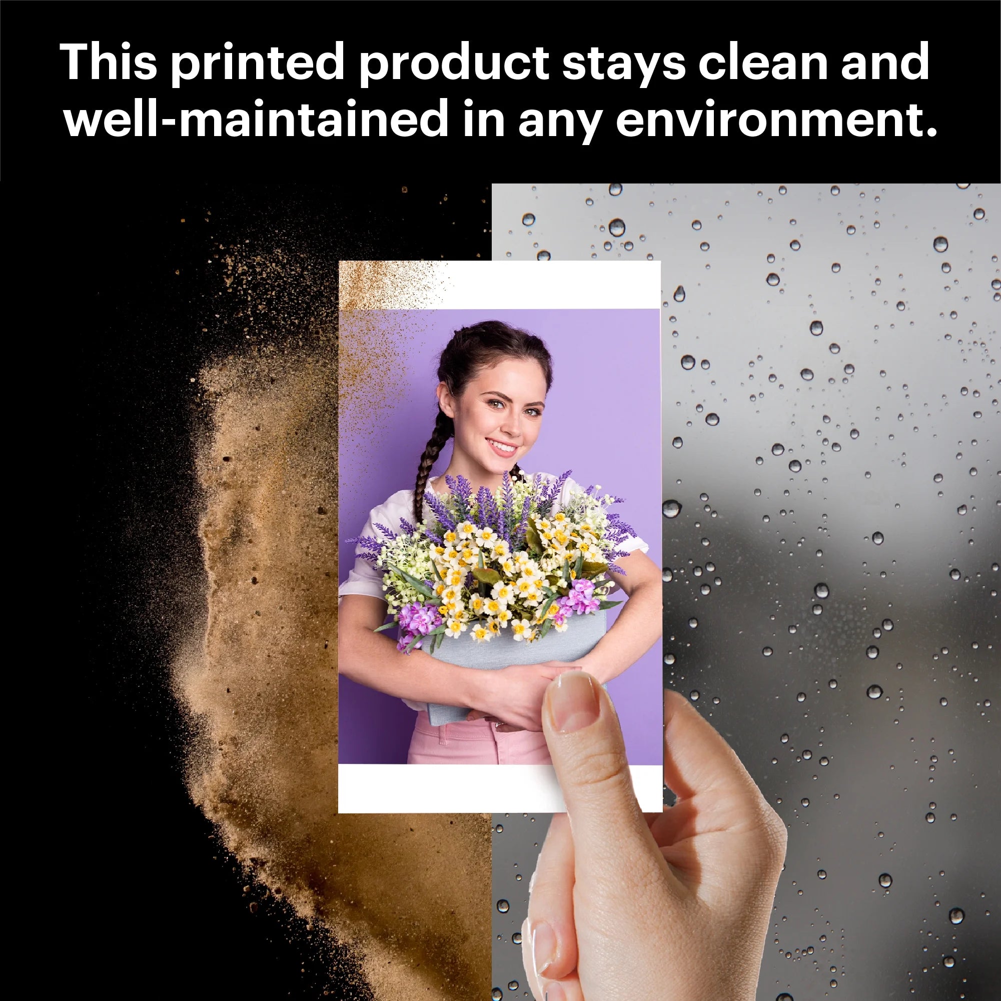 4PASS Instant Photo Printer (4x6 inches) + 10 Sheets T45842