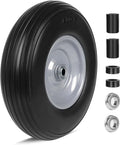 13 Inch 4.00-6 Flat Free Solid Tire and Wheel Replacement with Bearings H605738