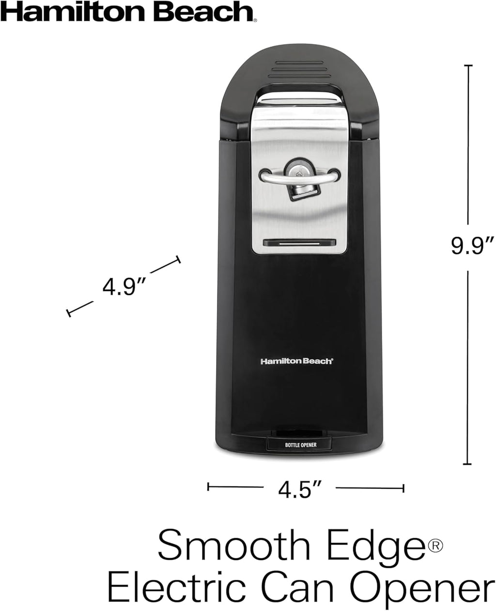 Black Electric Can Opener Z238