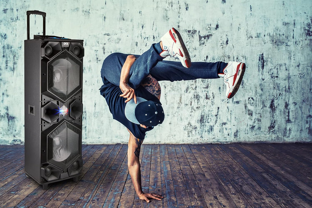 Large Bluetooth Speaker System with Dual 15” Woofers and 1.5” Tweeter H64960
