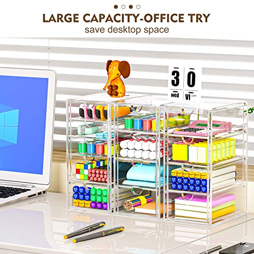 13 Drawer Acrylic Desk Organizer G415735