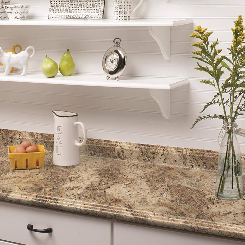 Brown Laminate Kitchen Countertop U25979